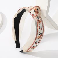 Fairy Style Flower Cloth Lace Hair Band main image 2