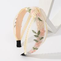 Fairy Style Flower Cloth Lace Hair Band sku image 2