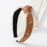 Fairy Style Flower Cloth Lace Hair Band sku image 3