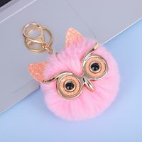 Cute Owl Plush Keychain main image 1