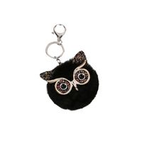 Cute Owl Plush Keychain main image 3