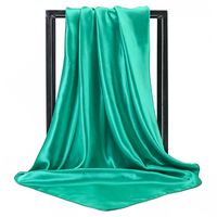 Elegante Einfarbige Satin-polyester-schals sku image 12