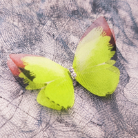 Cute Butterfly Chiffon Printing Hair Clip sku image 2