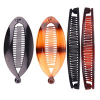 Simple Style Geometric Plastic Resin Spray Paint Hair Claws sku image 4