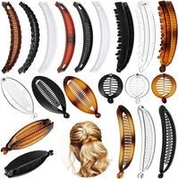 Simple Style Geometric Plastic Resin Spray Paint Hair Claws sku image 20