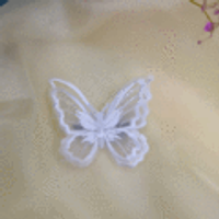 Fairy Style Butterfly Lace Rib-knit Hair Clip sku image 6