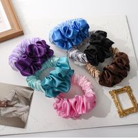 Fashion Solid Color Cloth Hair Tie main image 5