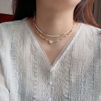 Einfacher Stil Herzform Perlen/perlen Hülse Halskette main image 5