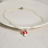 Mode Geometrische Perlen Ohne Eingelegte Anhänger Halskette sku image 4