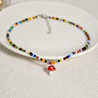Mode Geometrische Perlen Ohne Eingelegte Anhänger Halskette sku image 1