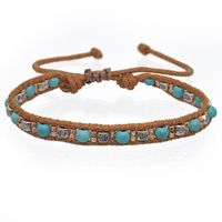 Ethnic Style Geometric Plastic Resin Retro Splicing Contrast Collar Beads Bracelets main image 5