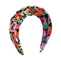 Vintage Style Flower Cloth Hair Band 1 Piece sku image 1