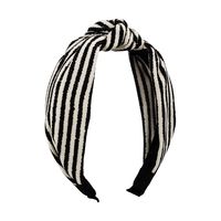 Fashion Stripe Cloth Knot Hair Band 1 Piece sku image 1