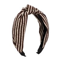 Fashion Stripe Cloth Knot Hair Band 1 Piece sku image 2