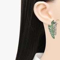Fashion Insect Stripe Alloy Paint Earrings main image 1