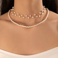 Mode Geometrisch Perlen Legierung Keine Intarsien Halsband main image 1
