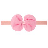 Cute Solid Color Bow Knot Chiffon Hair Band sku image 8