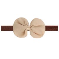 Cute Solid Color Bow Knot Chiffon Hair Band sku image 10