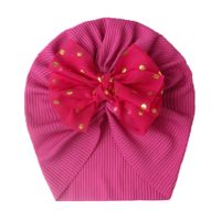 Fashion Solid Color Bow Knot Baby Clothes sku image 11