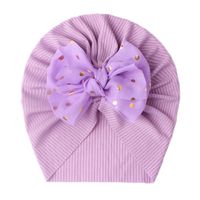 Fashion Solid Color Bow Knot Baby Clothes sku image 4