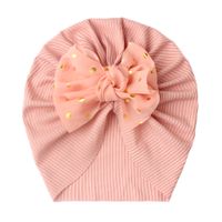 Fashion Solid Color Bow Knot Baby Clothes sku image 9