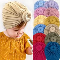 Fashion Solid Color Pom Poms Baby Clothes main image 1