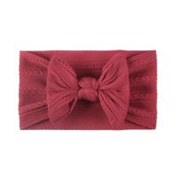 Fashion Solid Color Bow Knot Cloth Hair Band sku image 15