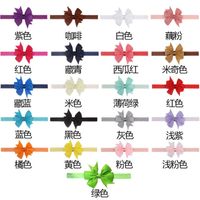 Fashion Solid Color Flower Cloth Hair Band sku image 1