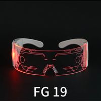 Hot-selling Fashion New Style Led Light-emitting Glasses sku image 20