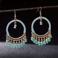 Bohemian Tassel Alloy Plating No Inlaid Earrings sku image 2