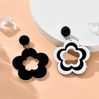 Fashion Flower Arylic No Inlaid Earrings main image 2