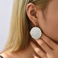 Fashion Round Alloy Flakes No Inlaid Earrings main image 3