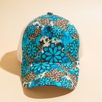 Women's Fashion Colorful Painted Curved Eaves Baseball Cap sku image 4