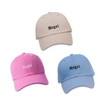 Unisex Simple Style Letter Embroidery Wide Eaves Baseball Cap main image 4