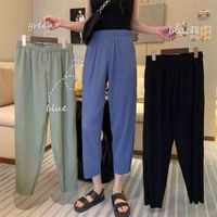 Women's Casual Solid Color Crop Pants Casual Pants main image 4