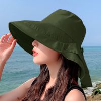 Women's Basic Solid Color Wide Eaves Sun Hat sku image 9