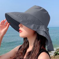 Women's Basic Solid Color Wide Eaves Sun Hat sku image 8