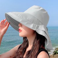 Women's Basic Solid Color Wide Eaves Sun Hat sku image 10