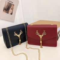 Women's Pu Leather Vintage Style Square Bag main image 5