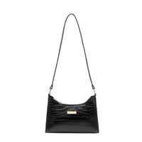 Fashion Crocodile Embossing Square Zipper Underarm Bag main image 3