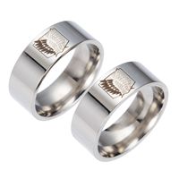 304 Stainless Steel Fashion Wings No Inlaid Rings main image 2