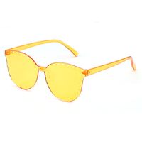 Children Unisex Cute Solid Color Pc Cat Glasses Sunglasses sku image 1