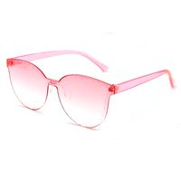 Children Unisex Cute Solid Color Pc Cat Glasses Sunglasses sku image 3