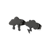 Simple Style Clouds Titanium Steel Ear Studs Plating No Inlaid Stainless Steel Earrings main image 2