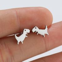 1 Pair Simple Style Animal Stainless Steel Plating Ear Studs main image 3