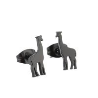 Cute Animal Titanium Steel Ear Studs Plating No Inlaid Stainless Steel Earrings main image 6