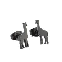 Mignon Animal Acier Au Titane Boucles D'oreilles Placage Pas D'incrustation Boucles D'oreilles En Acier Inoxydable main image 6