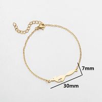 Stainless Steel Lady Cute Plating Letter Fox Horse Bracelets main image 4