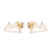 Simple Style Geometric Stainless Steel Earrings Plating No Inlaid Stainless Steel Earrings sku image 16