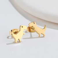 1 Pair Simple Style Animal Stainless Steel Plating Ear Studs main image 1